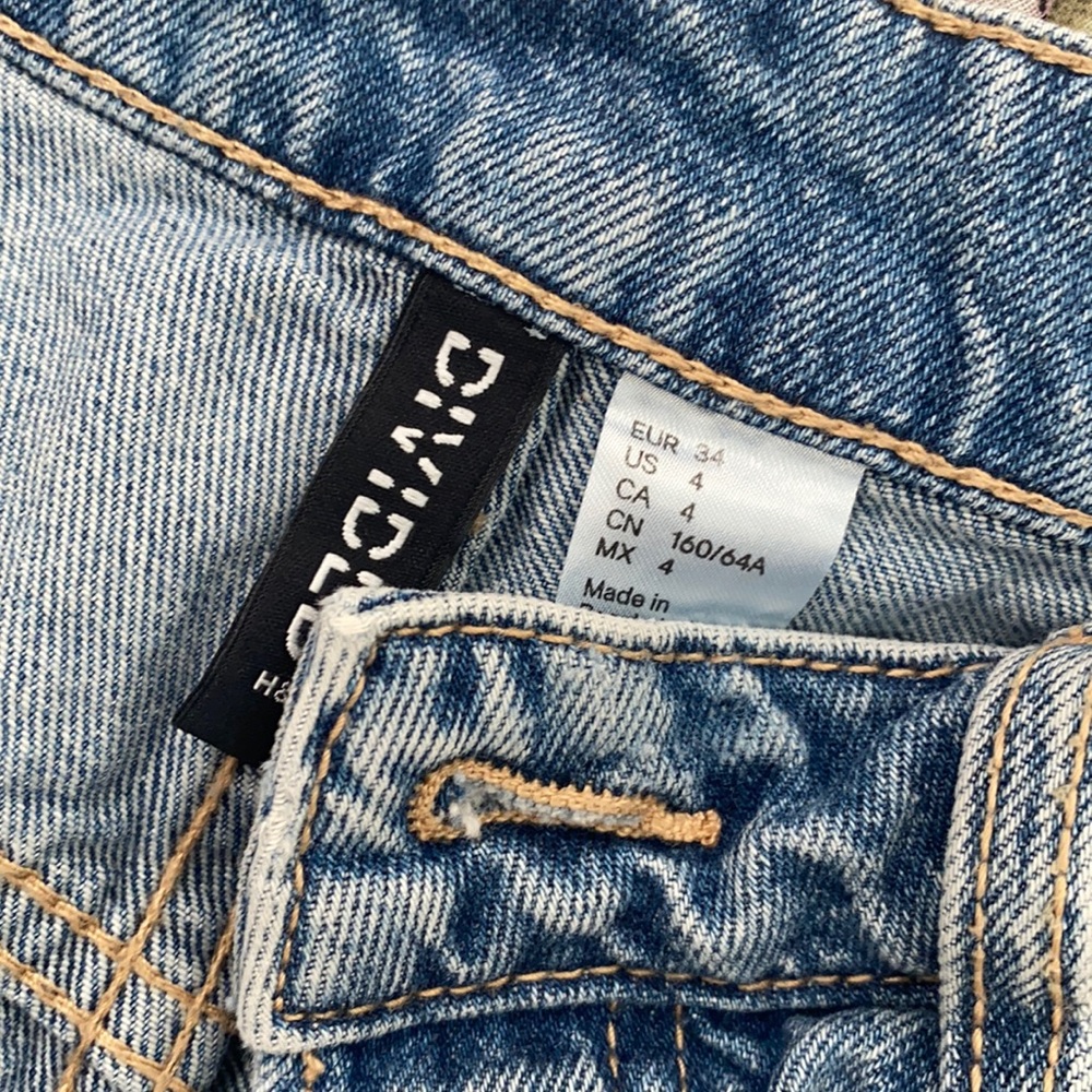 Jean ripped shorts